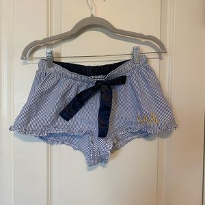 Tri Delta Seersucker Pajama Bottoms Size Medium